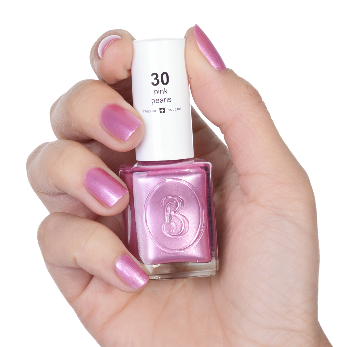 Berenice Oxygen Nail Polish / 30 pink pearls